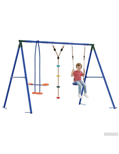 Set di Altalene per Esterni Multicolore 263 x 185 x 185 cm