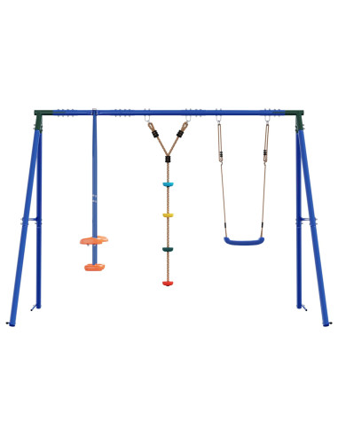 Set di Altalene per Esterni Multicolore 263 x 185 x 185 cm