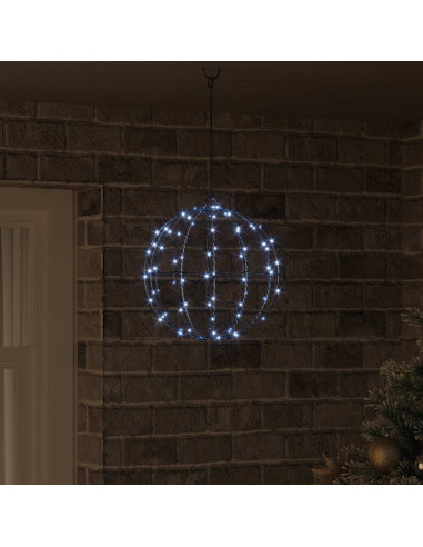Palla 96 LED Bianco freddo 31,5 x 31,5 x 32 cm Metallo