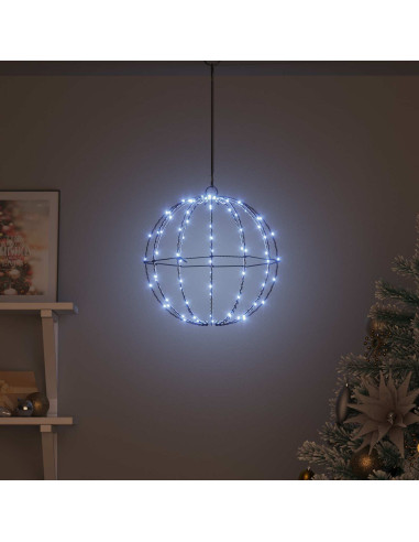 Palla 96 LED Bianco freddo 31,5 x 31,5 x 32 cm Metallo