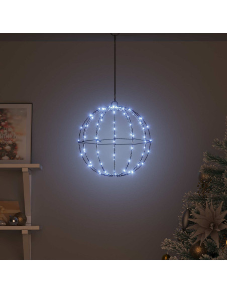 Palla 96 LED Bianco freddo 31,5 x 31,5 x 32 cm Metallo