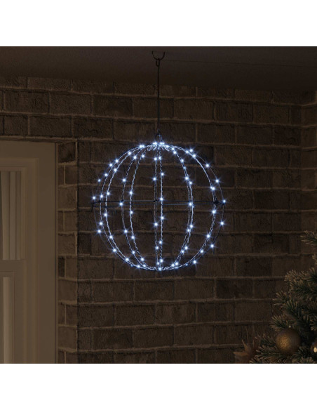 Palla 120 LED Bianco freddo 40,5 x 40,5 x 42 cm Metallo