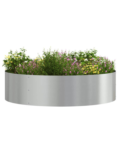 Anello per vaso 5 pz Argento 80 x 80 x 20 cm Acciaio zincato