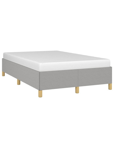 Giroletto senza Materasso Grigio Chiaro 120x200 cm Tessuto