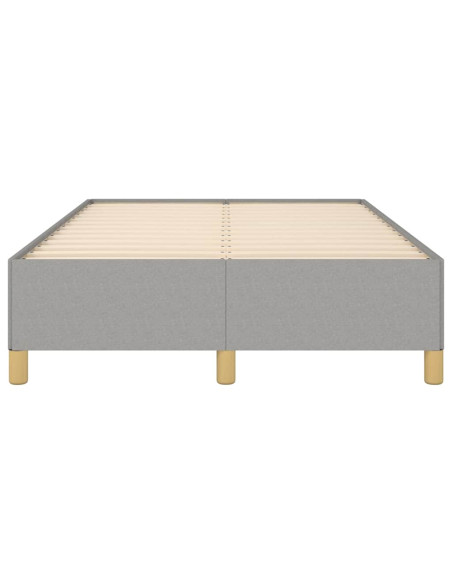 Giroletto senza Materasso Grigio Chiaro 120x200 cm Tessuto