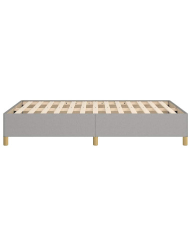 Giroletto senza Materasso Grigio Chiaro 120x200 cm Tessuto