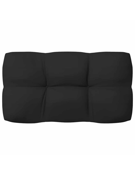 Cuscini per Divano su Pallet 7 pz Neri