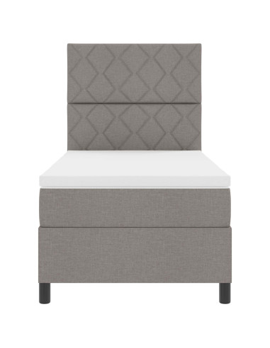 Letto a molle con strisce LED Talpa 90 x 190 cm Tessuto