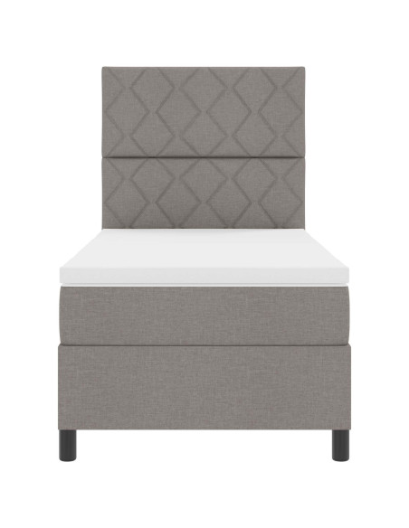 Letto a molle con strisce LED Talpa 90 x 190 cm Tessuto