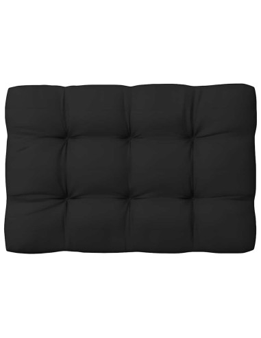 Cuscini per Divano su Pallet 7 pz Neri