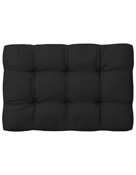 Cuscini per Divano su Pallet 7 pz Neri