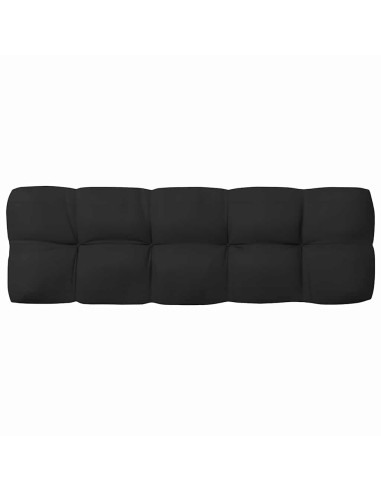 Cuscini per Divano su Pallet 7 pz Neri