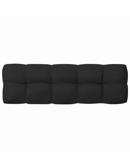 Cuscini per Divano su Pallet 7 pz Neri