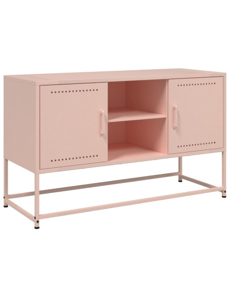 Mobile TV Rosa 100,5x39x60,5 cm in Acciaio