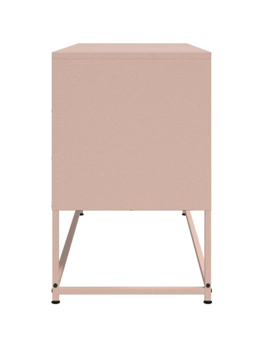 Mobile TV Rosa 100,5x39x60,5 cm in Acciaio