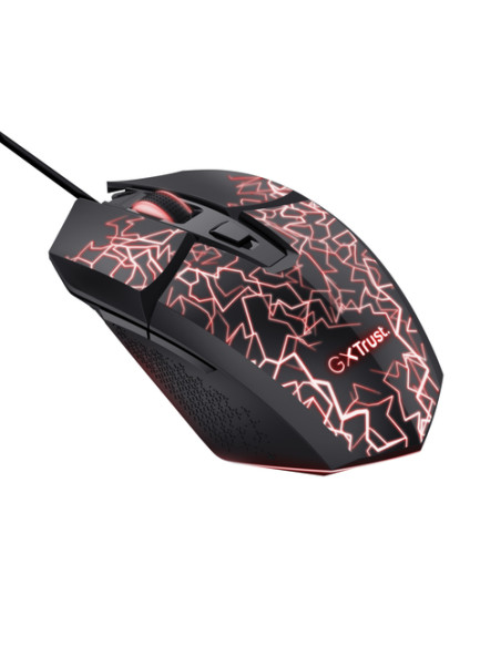 Trust GXT 113 Felox mouse Gaming Mano destra USB tipo A Ottico 6400 DPI