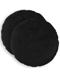 Federa 2 pcs HEERLEN Nero Ø 30 cm Flanella