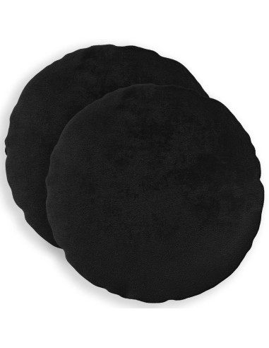 Federa 2 pcs HEERLEN Nero Ø 30 cm Flanella