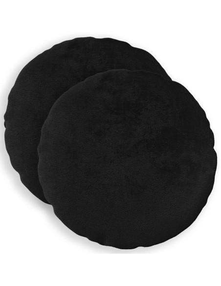 Federa 2 pcs HEERLEN Nero Ø 30 cm Flanella