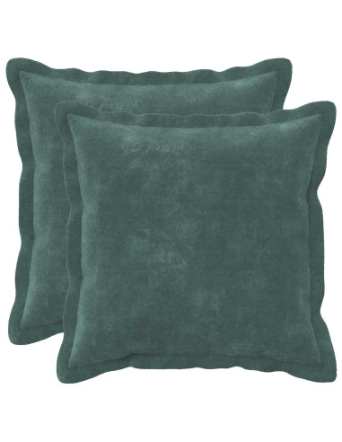 Federa 2 pcs HOUTEN Blu mare 35 x 35 cm Fleece in microfibra