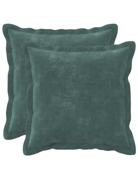 Federa 2 pcs HOUTEN Blu mare 35 x 35 cm Fleece in microfibra