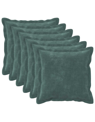 Federa 6 pcs HOUTEN Blu mare 35 x 35 cm Fleece in microfibra