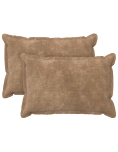 Federa 2 pcs HOUTEN Tortora 40 x 60 cm Fleece in microfibra