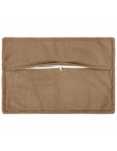 Federa 2 pcs HOUTEN Tortora 40 x 60 cm Fleece in microfibra