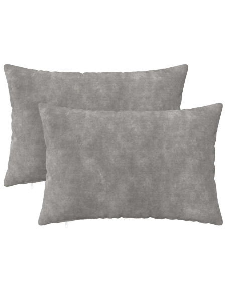 Federa 2 pcs HEERLEN Grigio Chiaro 50 x 80 cm