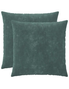 Federa 2 pcs HEERLEN Blu mare 65 x 65 cm Fleece in microfibra