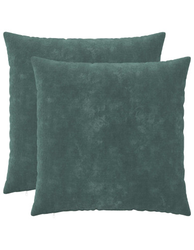Federa 2 pcs HEERLEN Blu mare 65 x 65 cm Fleece in microfibra