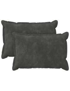Federa 2 pcs HOUTEN Antracite 30 x 50 cm Fleece in microfibra