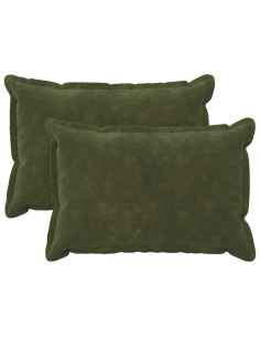 Federa 2 pcs HOUTEN Verde 30 x 50 cm Fleece in microfibra