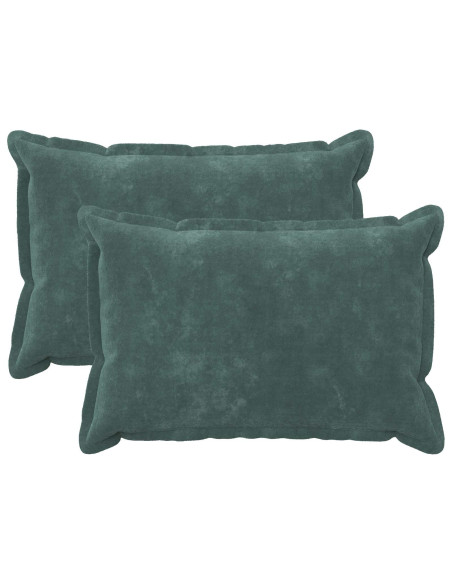 Federa 2 pz HOUTEN Blu mare 40 x 60 cm Fleece in microfibra
