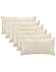 Federa 6 pcs HOUTEN Crema 40 x 70 cm Fleece in microfibra