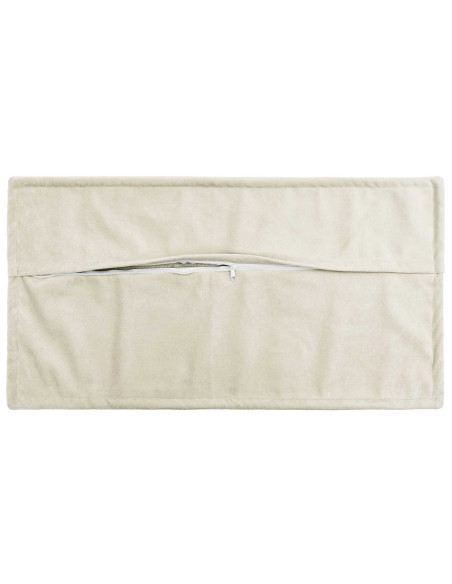 Federa 6 pcs HOUTEN Crema 40 x 70 cm Fleece in microfibra