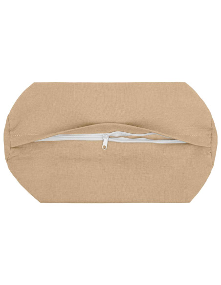 Federa 6 pz HEERLEN Crema Ø 15 x 40 cm Tessuto