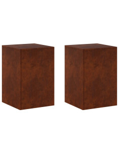 Supporto per piante 2 pcs Ruggine 40 x 40 x 60 cm 2