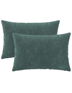 Federa 2 pcs HEERLEN Blu mare 50 x 75 cm Fleece in microfibra