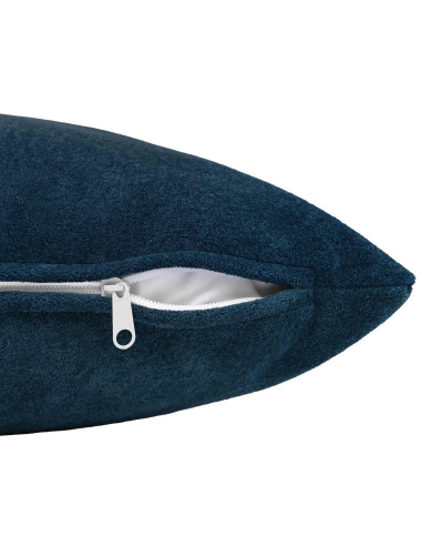 Federa 6 pcs HEERLEN Blu 50 x 50 cm Fleece in microfibra