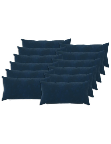 Federa 12 pcs HEERLEN Blu 40 x 80 cm Fleece in microfibra