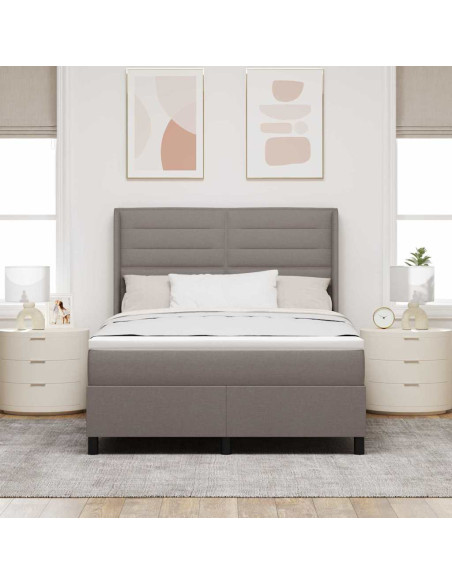 Letto a Sorgente LED con testiera Talpa 160 x 200 cm Tessuto