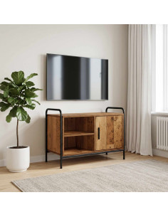 Mobile TV 133 x 33 x 50 cm Legno antico Legno ingegnerizzato