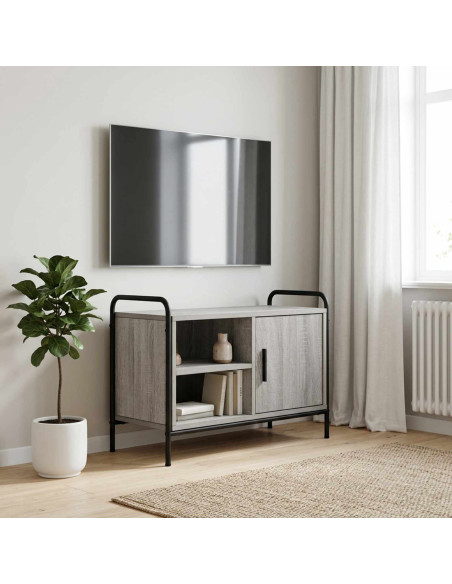 Mobile TV 133 x 33 x 50 cm Sonoma grigio Legno ingegnerizzato