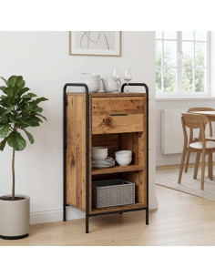 Credenza Legno antico 97 x 33 x 81 cm Legno ingegnerizzato