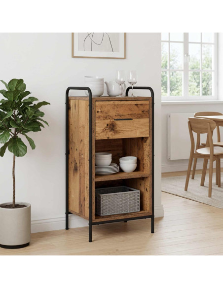 Credenza Legno antico 97 x 33 x 81 cm Legno ingegnerizzato