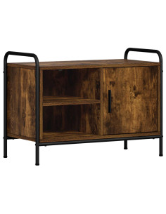 Mobile TV 133 x 33 x 50 cm Rovere Fumo Legno ingegnerizzato 2