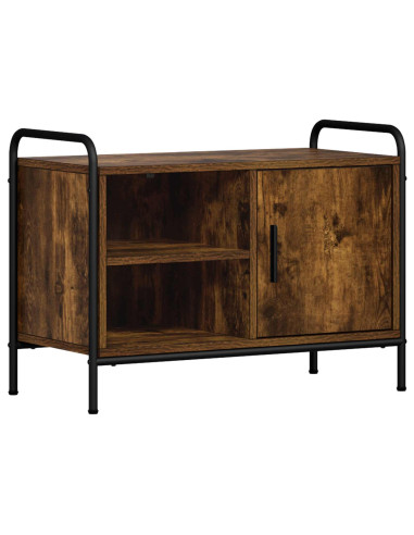Mobile TV 133 x 33 x 50 cm Rovere Fumo Legno ingegnerizzato