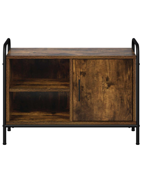 Mobile TV 133 x 33 x 50 cm Rovere Fumo Legno ingegnerizzato