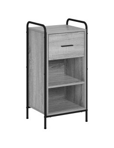 Credenza Sonoma grigio 97 x 33 x 81 cm Legno ingegnerizzato 2